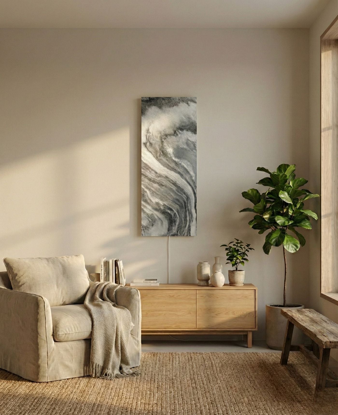 Donker marmer 800 watt